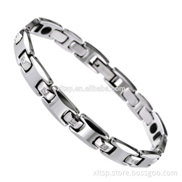 Unique design zircon bracelet germanium tungsten bracelet for women